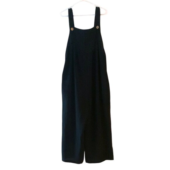 EMERY ROSE Pleated Pocket Jumpsuit with Hidden Pocket - Picture 3 of 10